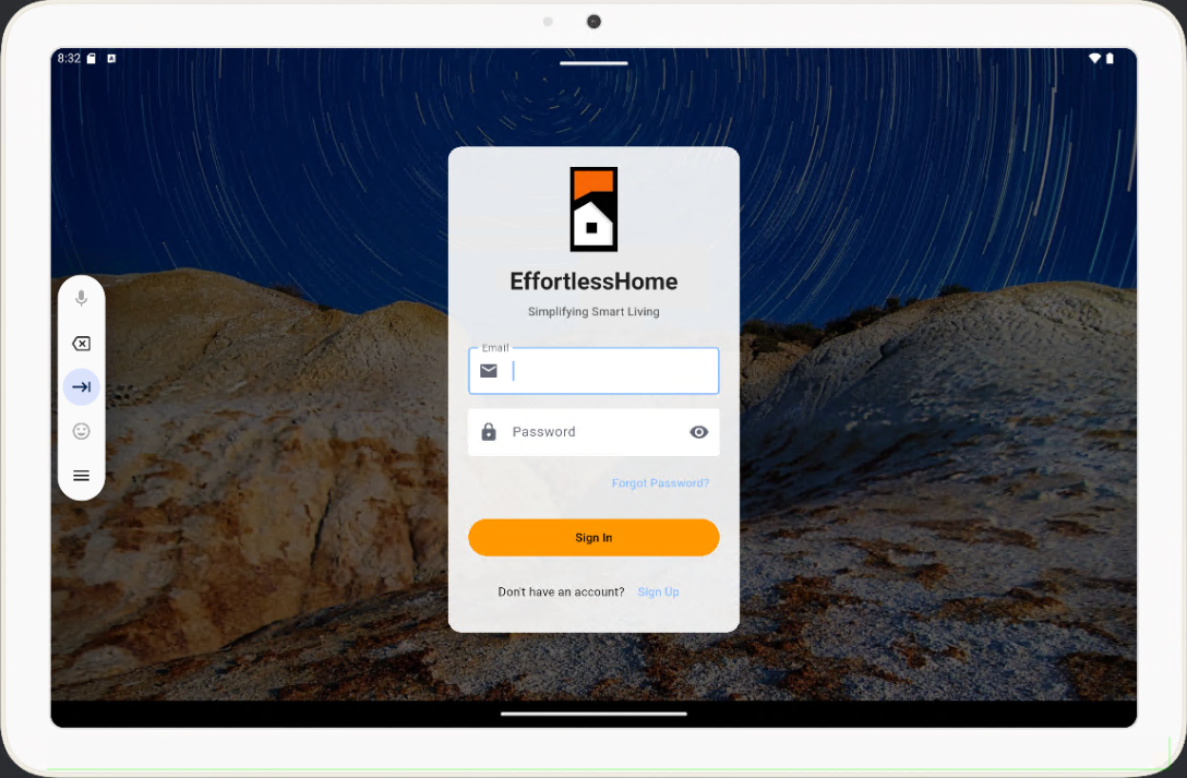 Android Tablet Dashboard 1